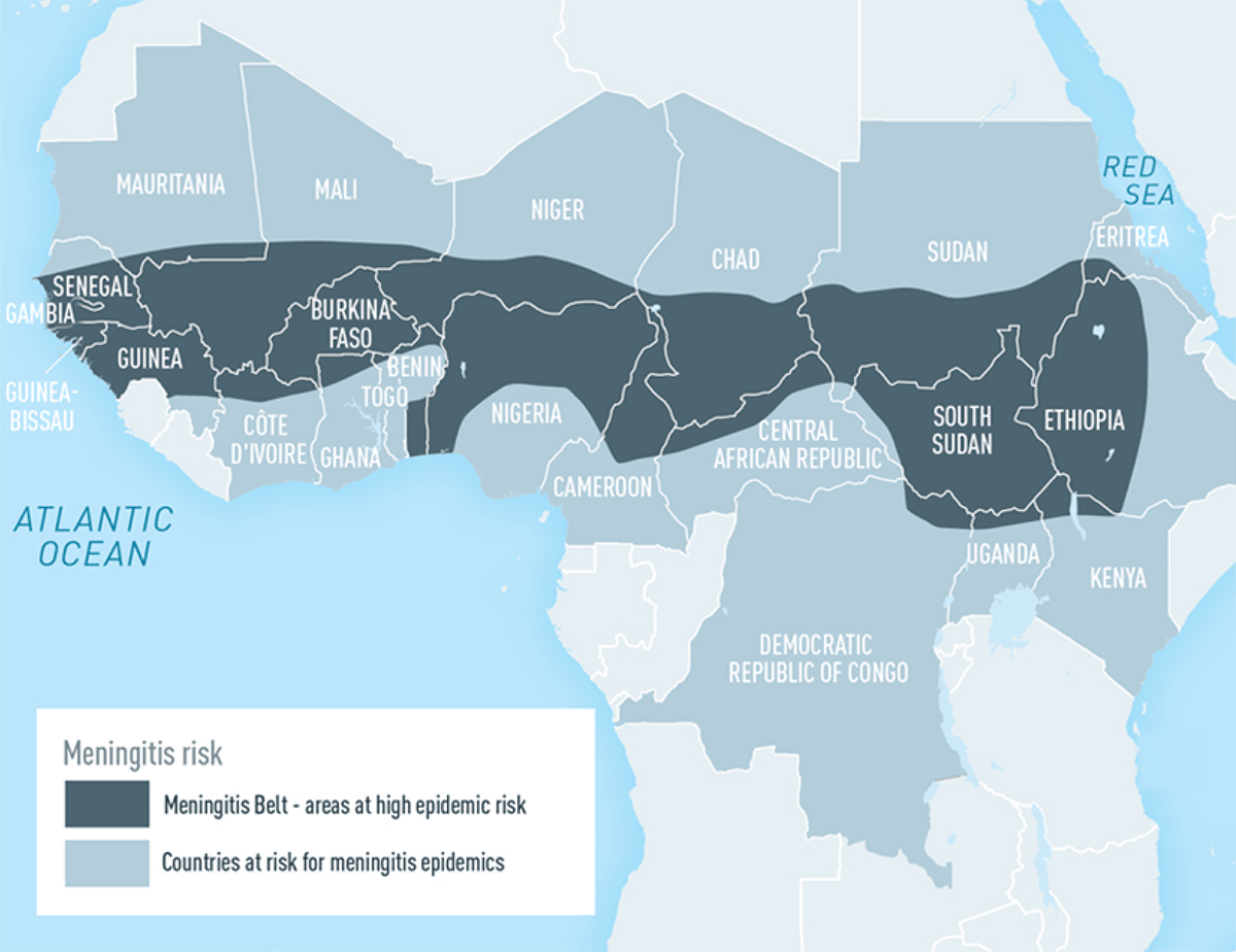 Cinturón de Meningitis en África
